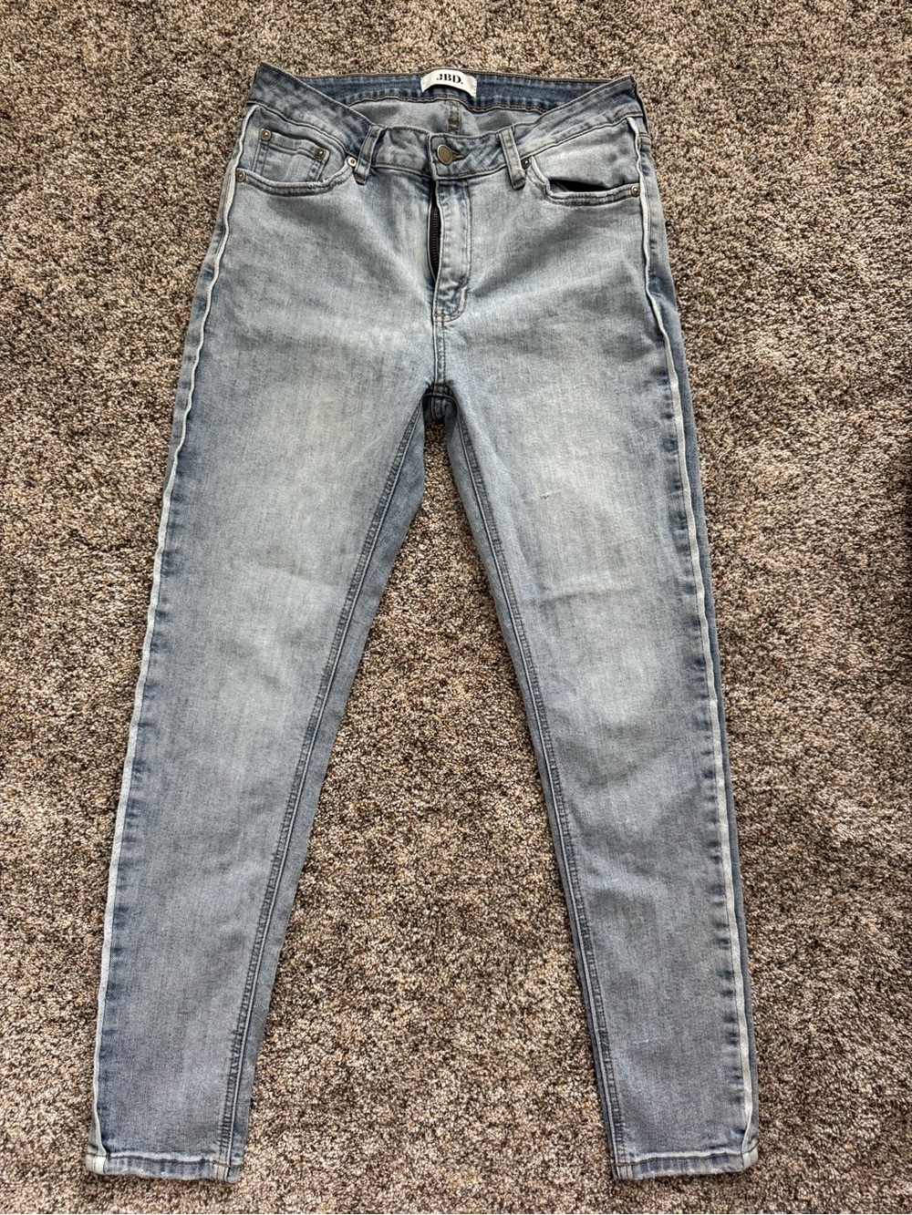 Just Black Light Wash Skinny Jeans